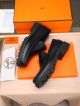 Hermes Black Calfskin Leather Man Shoes 0610 05 (9)_th.jpg